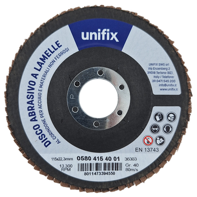 D.ABR.LAMEL.FIBR.CORINDONE 115X22 GR.120