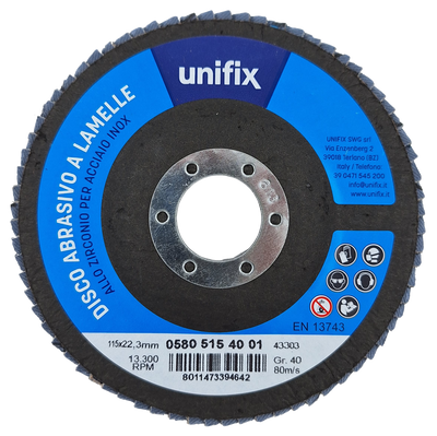 D.ABR.LAMEL.FIBRA ZIRCONIO 115X22 GR.40