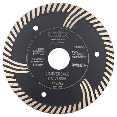 DIS.DIAM.PROFIX UNIVERS.TURBO 115MM