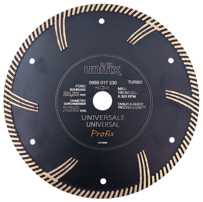 DIS.DIAM.PROFIX UNIVERS.TURBO 230MM