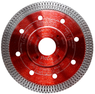 DISCO DIAM.GRES PORC.+ CLINK. 115MM