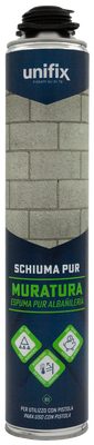 SCHIUMA ADESIVA PIST.MURATURA B3-880ML