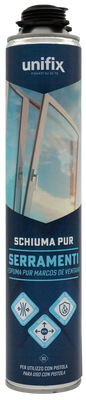 SCHIUMA PUR PER PIST.SERRAMENTI B3-750ML